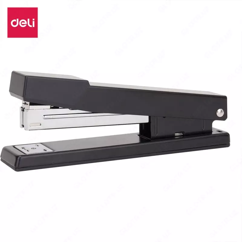 Канцелярский степлер "Deli Essential" № 24/6, 25 листов (Арт. - 0424) Черный