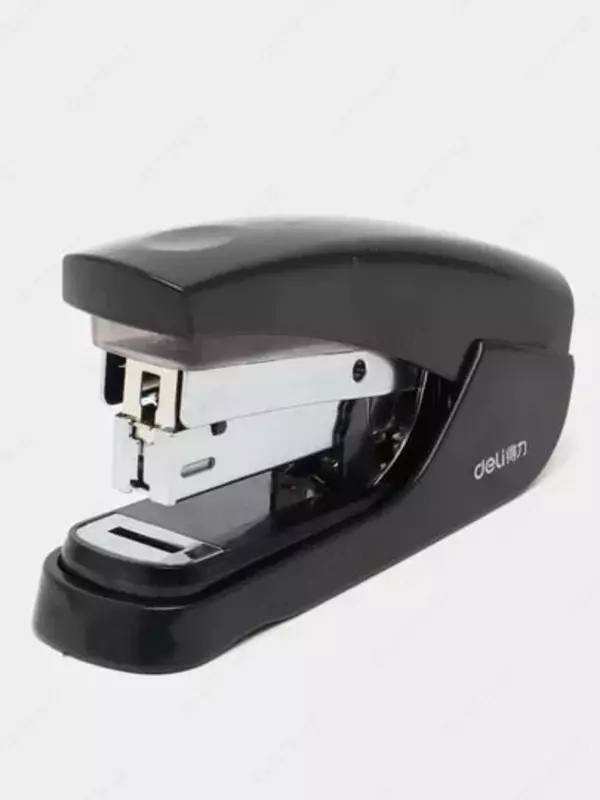 Канцелярский мини-степлер "Deli" № 24/6, 25 листов (Арт. - 0372) Ассорти