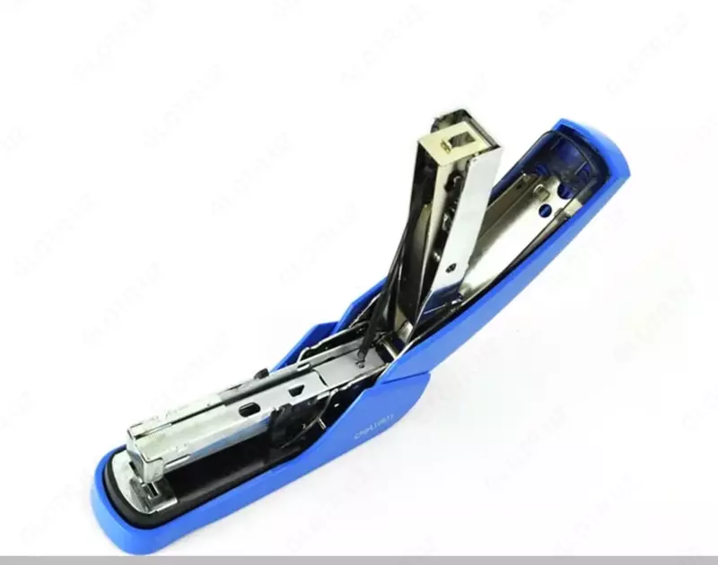 Канцелярский мини-степлер "Deli" № 24/6, 25 листов (Арт. - 0372) Ассорти