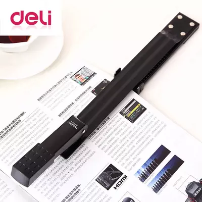 Канцелярский металлический степлер "Deli" № 24/6, 20 листов (Арт. - 0334) Ассорти