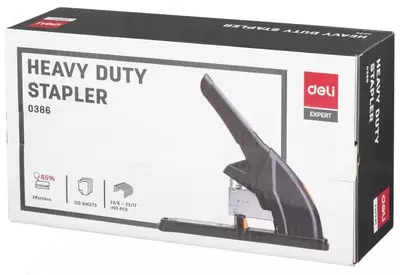 Kantselyariya shtapellari "Deli Expert" № N23/6-23/17, 120 varaq (m. - 0386) Qora