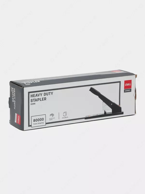 Канцелярский степлер "Deli" № N23/6-23/23, 210 листов (Арт. - 0396) Черный