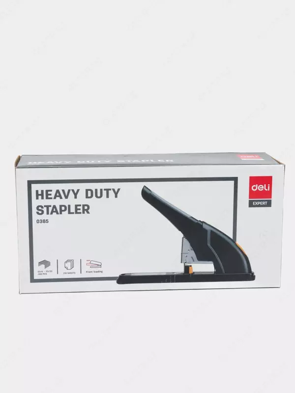 Kantselyariya shtapellari "Deli Expert" № N23/6-23/23, 210 varaq (Art. - 0385) Qora