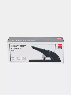 Канцелярский степлер "Deli Expert" №23/6-23/13, 80 листов (Арт. - 0387) Черный/серый