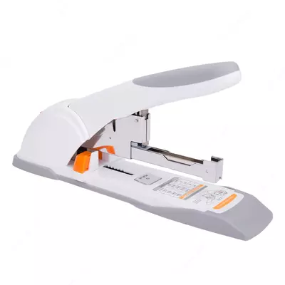 Канцелярский степлер "Deli PRO" № 23/6-23/13, 80 листов (Арт. - 0487) Белый/серый