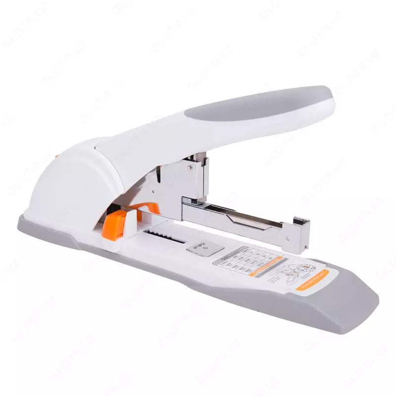 Канцелярский степлер "Deli PRO" № 23/6-23/13, 80 листов (Арт. - 0487) Белый/серый