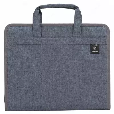 "Deli" portfeli 13 ta bo'lim, fermuar (Art.- 72560dgr) Kulrang