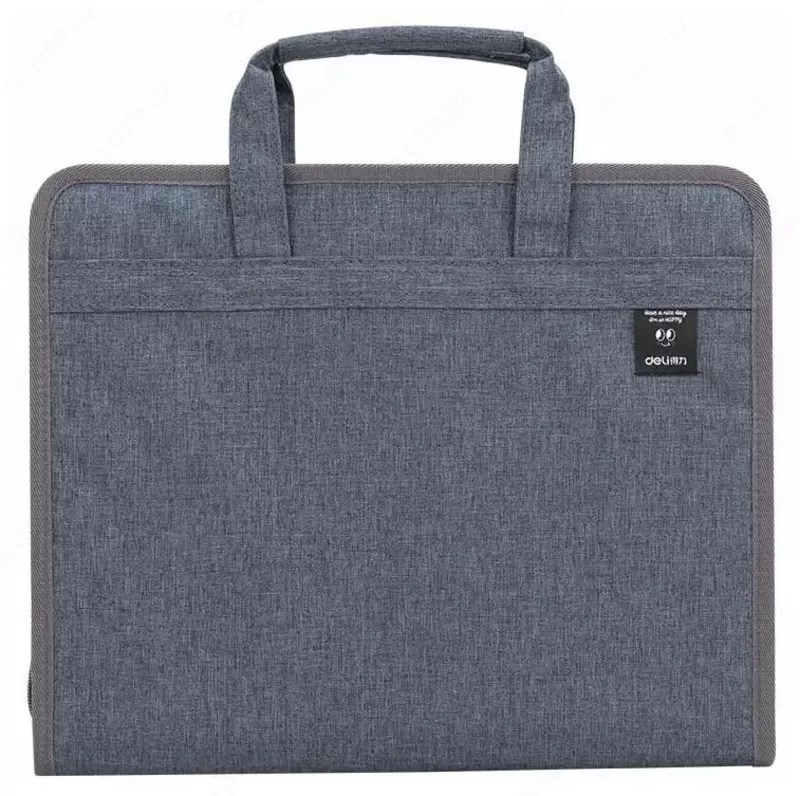 "Deli" portfeli 13 ta bo'lim, fermuar (Art.- 72560dgr) Kulrang