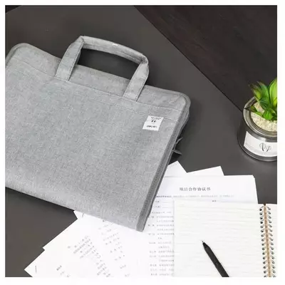 "Deli" portfeli 13 ta bo'lim, fermuar (Art.- 72560dgr) Kulrang