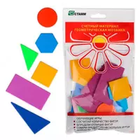 Rangli hisoblash tayoqlari to'plami "Stamm" plastmassa