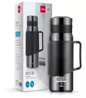 Vakuumli termos Deli "To'q kulrang" 1