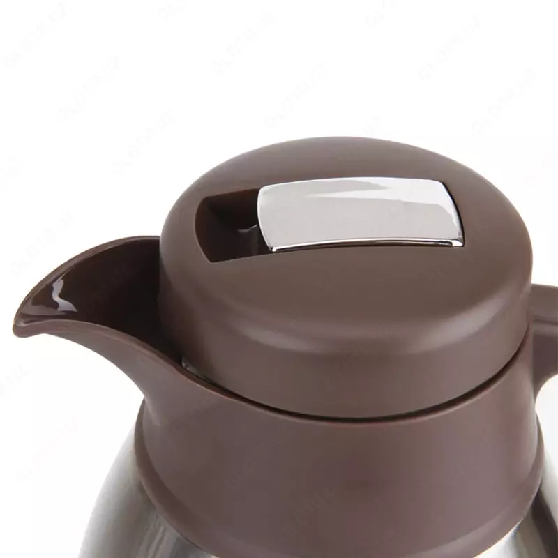 Термос вакуумный "Deli" 1.9 л (Арт. - 8967) Серебристый/коричневый