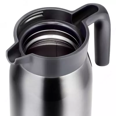 Термос вакуумный "Deli" 2.0 л (Арт. - 17753) Черный/серебристый