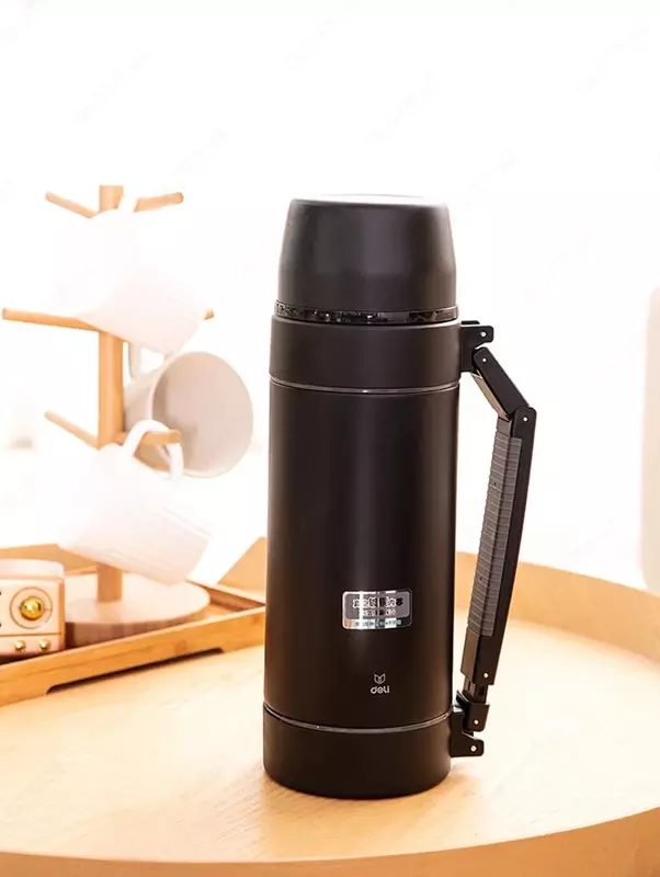 Vakuumli termos "Deli" 2,0 l (Art. - 17758) Qora