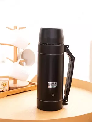 Термос вакуумный "Deli" 2.0 л (Арт. - 17758) Черный