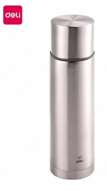 Термос-кружка вакуумная "Deli" 0.45 л (Арт. - 17651) Ассорти