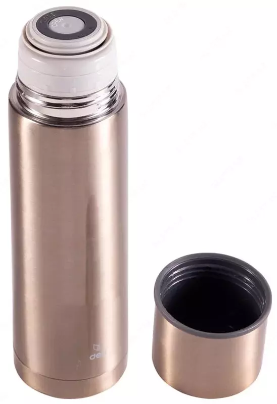 Термос-кружка вакуумная "Deli" 0.45 л (Арт. - 17651) Ассорти