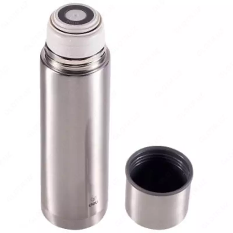 Термос-кружка вакуумная "Deli" 0.45 л (Арт. - 17651) Ассорти