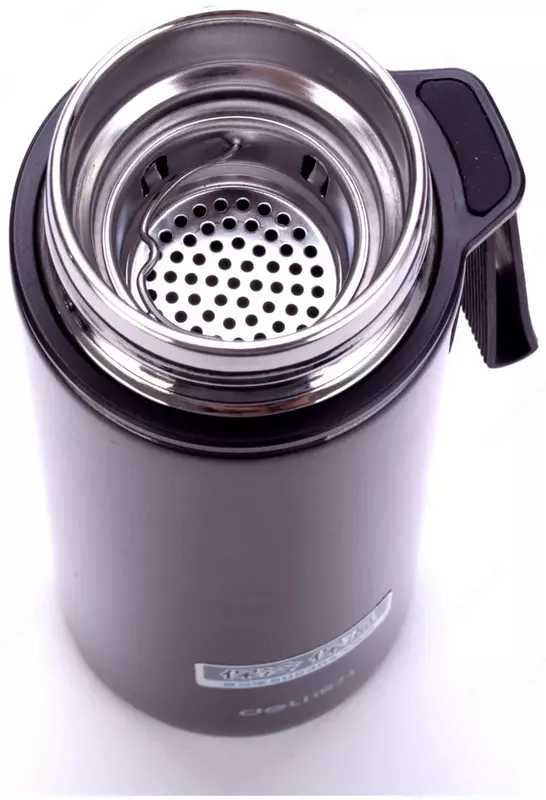 Термос-кружка вакуумная "Deli" 0.48 л (Арт. - 6125-br) Коричневый