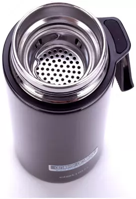 Термос-кружка вакуумная "Deli" 0.48 л (Арт. - 6125-br) Коричневый