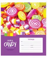 Школьная Тетрадь 12 листов ArtSpace "Леденцы. Colorful candy" клетка (Арт. - Т12к_22924) - 3 000 сум