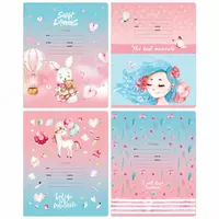 Школьная Тетрадь 12 листов BG "Моменты счастья" клетка (Арт. - Т5ск12_10745) Ассорти