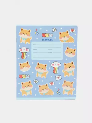 Школьная Тетрадь 12 листов BG "Так мило" клетка (Арт. - Т5ск12_9844) Ассорти