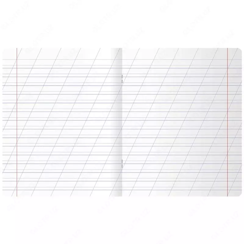 Школьная Тетрадь 12 листов BG "Первоклассная" косая линия (Арт. - Т5ск12_10574) Светло/бирюзовая