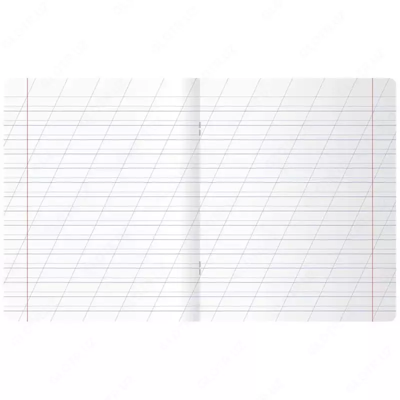 Тетрадь 12 листов BG "Школьная" косая линия (Арт. - Т5ск12_7331) Зеленая