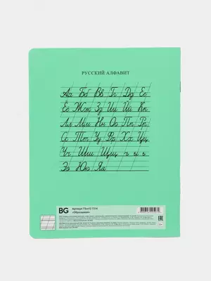 Daftar 12 varaq BG "Namunali" qiya chiziq (Art. - T5sk12_7314) Yashil