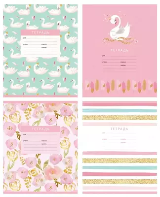 Maktab daftarchasi 12 varaqli BG "Atirgul go'zalligi" liniyasi (Art. - T5sk12_bl_9489) Assortiment