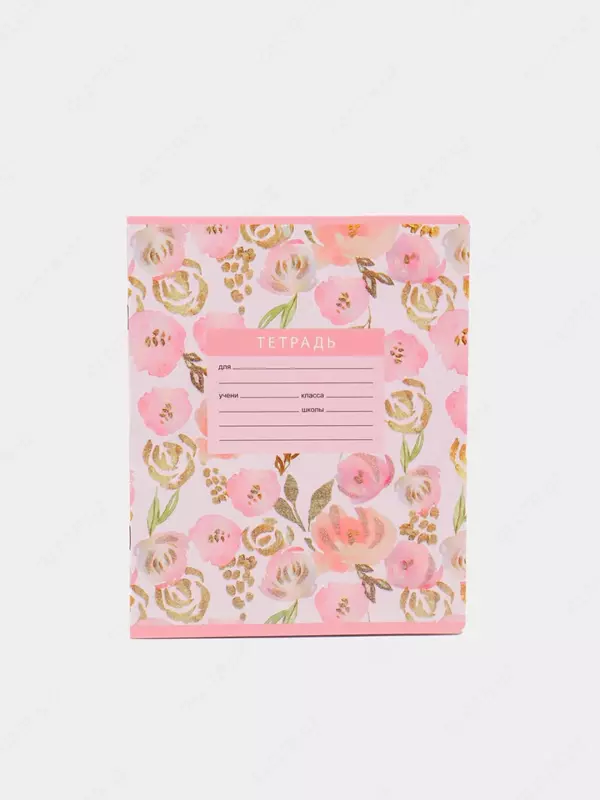 Maktab daftarchasi 12 varaqli BG "Atirgul go'zalligi" liniyasi (Art. - T5sk12_bl_9489) Assortiment