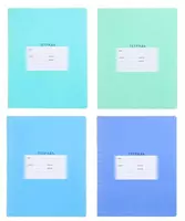 Тетрадь 12 листов BG "Школьная" узкая линия (Арт. - Т5ск12_7335) Ассорти