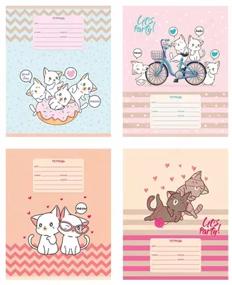 Daftar 18 varaq BG "Mushukchalar" liniyasi (Art. - T5sk18_8796) Assortiment