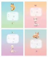 Школьная Тетрадь 18 листов BG "Пушистики" линия (Арт. - Т5ск18_8163) Ассорти