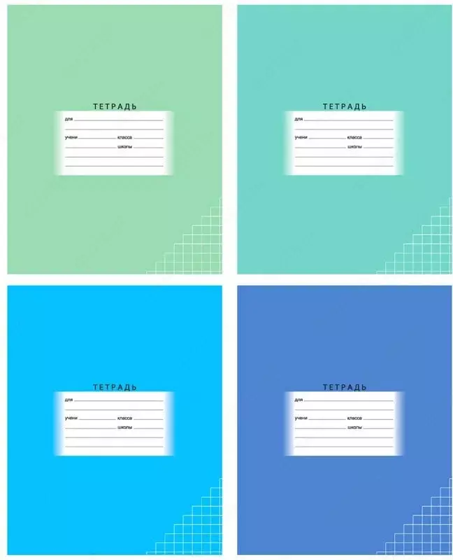 Daftar 24 varaq BG "Maktab" qafas (Art. - T5sk24_7340) Assortiment