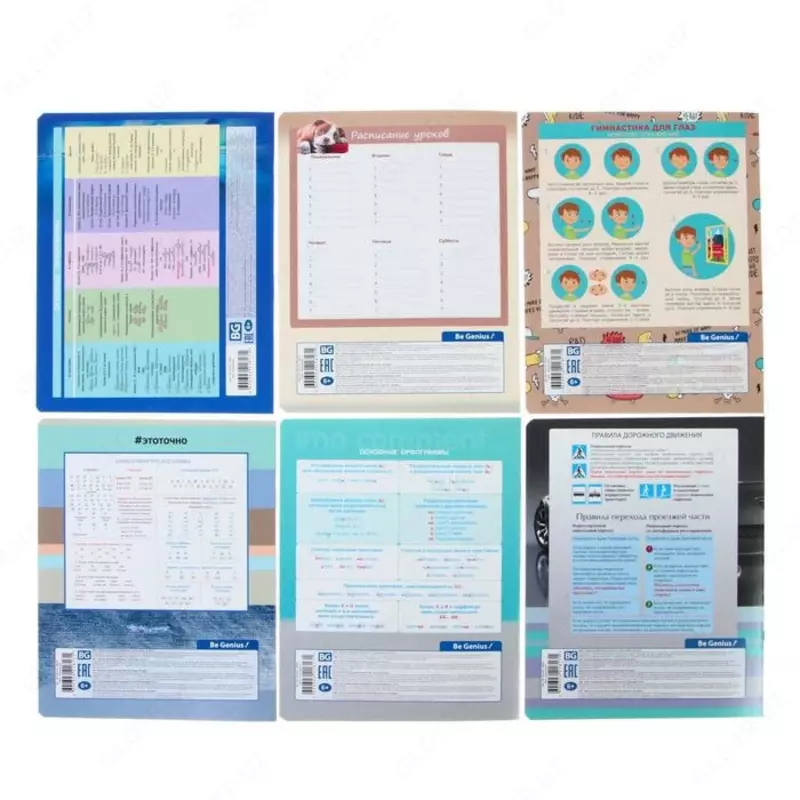 Daftar 24 varaq BG "Mix-10. Boys" liniyasi (Art. - T5sk24_8555) Assortiment