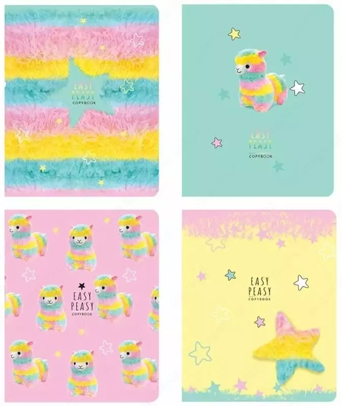 Maktab daftarchasi 48 varaqli BG "Easy peasy" qafas (Art. - T5sk48_lm_10565) Assortiment