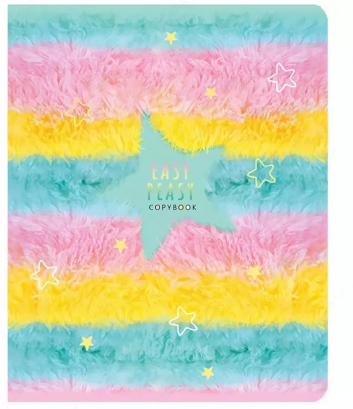 Maktab daftarchasi 48 varaqli BG "Easy peasy" qafas (Art. - T5sk48_lm_10565) Assortiment