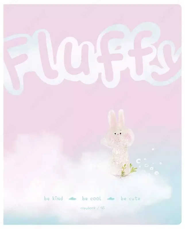 Школьная Тетрадь 48 листов BG "Fluffy" клетка (Арт. - Т5ск48_лм_11065) Ассорти