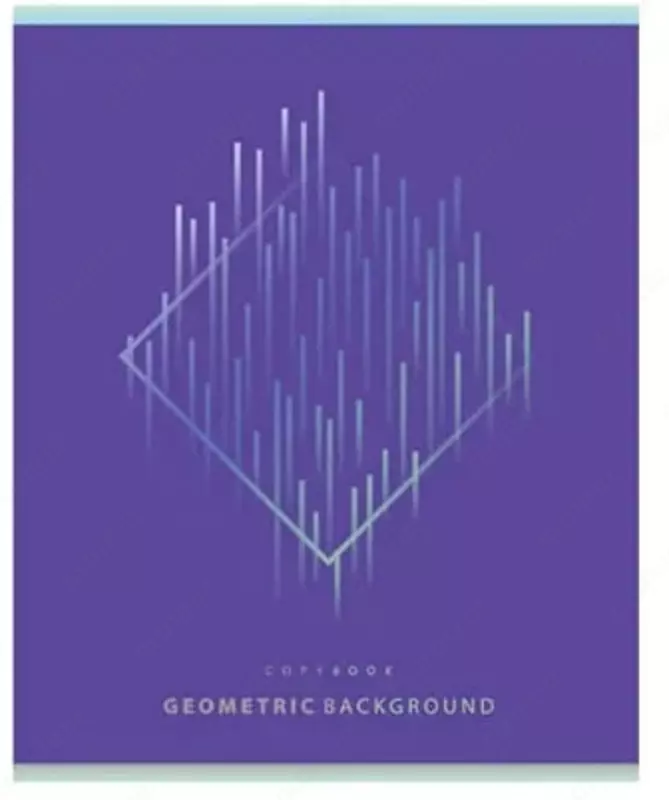 Школьная Тетрадь 48 листов BG "Illusion" клетка (Арт. - Т5ск48_м_8229) Ассорти