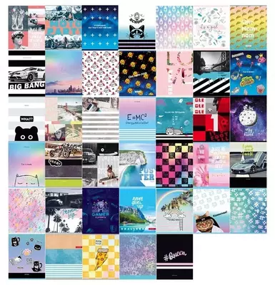 Школьная Тетрадь 48 листов BG "Super-Super Mix-40" клетка (Арт. - Т5ск48_8494) Ассорти