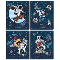 Школьная Тетрадь 48 листов BG "Космонавт" клетка (Арт. - Т5ск48_10395) Ассорти