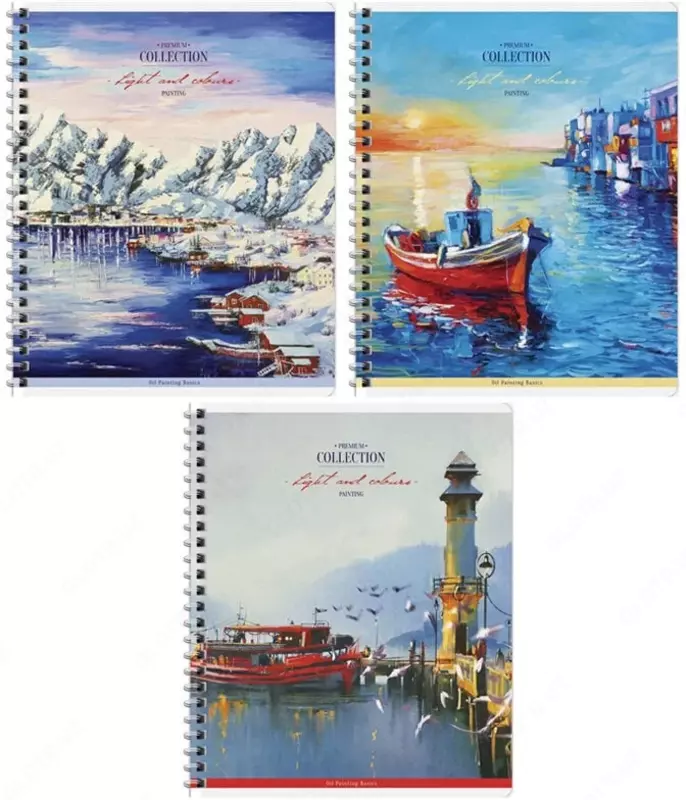 Daftar 48 varaqli ArtSpace "Vintage. Landshaftlar" katakchasi (Art. - T48spkTS_24510) Assortiment