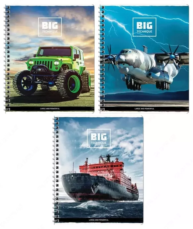 Тетрадь 48 листов ArtSpace "Техника" клетка (Арт. - Т48спк_11955) Ассорти