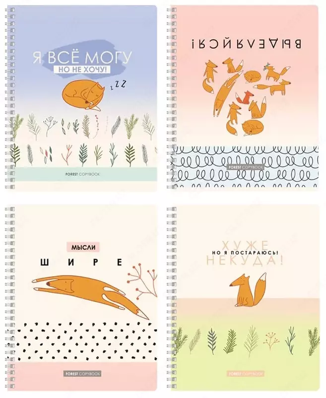 Тетрадь 48 листов BG "Выделяйся" клетка (Арт. - Т5гр48_10043) Ассорти