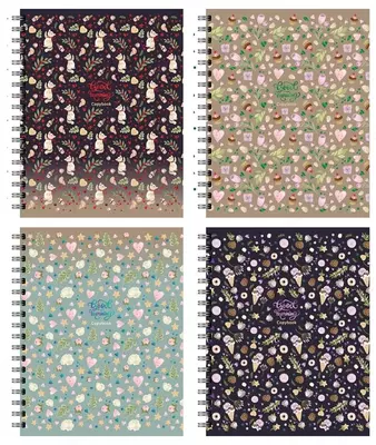 Daftar 48 varaq BG "Yoqimli naqsh" katakchasi (Art. - T5gr48_tgf_9545) Turli xil