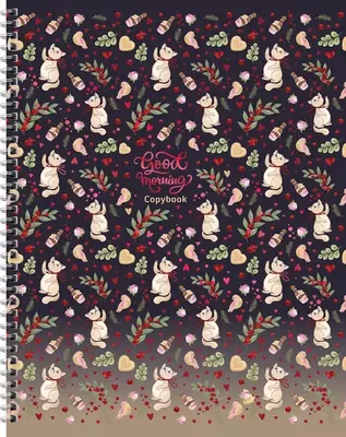 Daftar 48 varaq BG "Yoqimli naqsh" katakchasi (Art. - T5gr48_tgf_9545) Turli xil