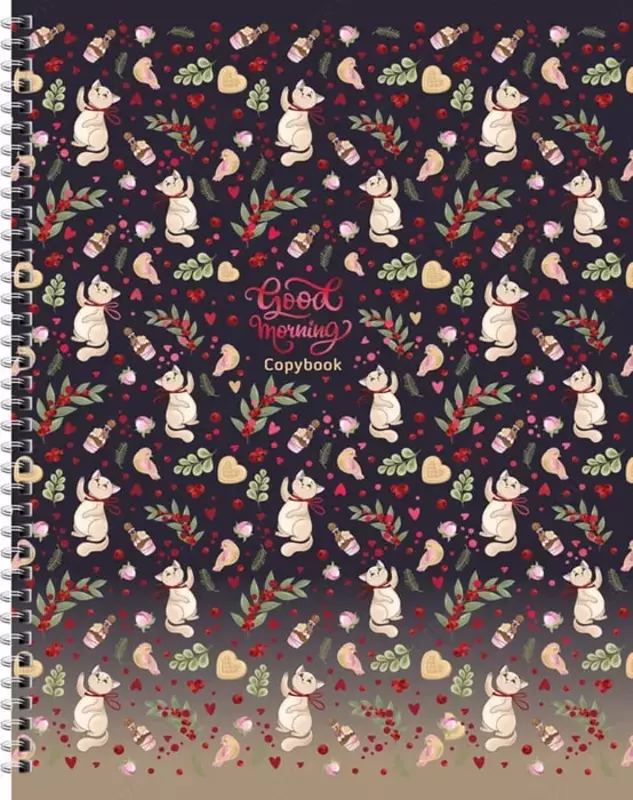 Daftar 48 varaq BG "Yoqimli naqsh" katakchasi (Art. - T5gr48_tgf_9545) Turli xil