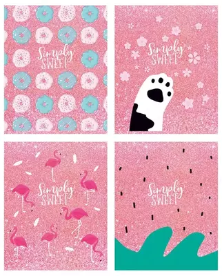 Daftar 48 varaq BG "Shunchaki shirin" yacheyka (Art. - T5gr48_bl_9484) Payetlar